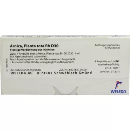 ARNICA PLANTA tota Rh D 30 ampoules, 8X1 ml