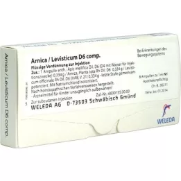 ARNICA/LEVISTICUM D 6 comp. ampoules, 8X1 ml