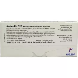 ARNICA RH D 20 ampoules, 8X1 ml