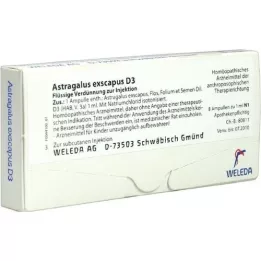 ASTRAGALUS EXSCAPUS D 3 ampoules, 8X1 ml