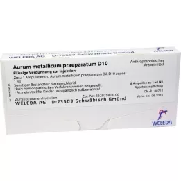 AURUM METALLICUM PRAEPARATUM D 10 ampoules, 8 pcs