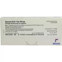 AURUM D 10/Cor D 4 aa ampoules, 8X1 ml