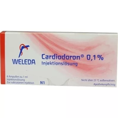 CARDIODORON 0.1% solution for injection, 8X1 ml