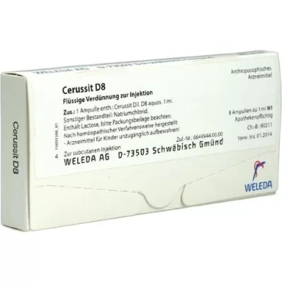 CERUSSIT D 8 ampoules, 8X1 ml CERUSSIT D 8 ampoules, 8X1 ml