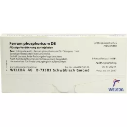 FERRUM PHOSPHORICUM D 8 ampoules, 8X1 ml