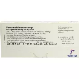 FERRUM SIDEREUM COMP.Ampoules, 8X1 ml