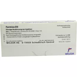 FORMICA D 3 ampoules, 8X1 ml