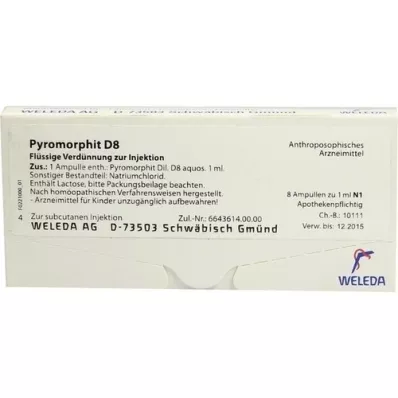 PYROMORPHIT D 8 ampoules, 8X1 ml PYROMORPHIT D 8 ampoules, 8X1 ml