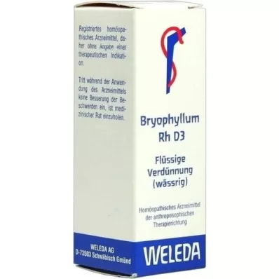 BRYOPHYLLUM RH D 3 dilution, 20 ml