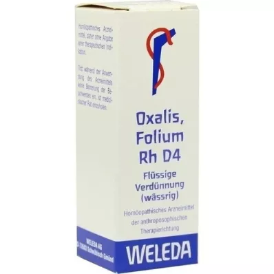 OXALIS FOLIUM Rh D 4 Dilution, 20 ml