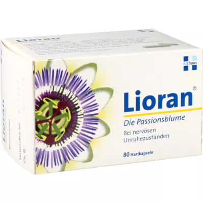 LIORAN the passion flower hard capsules, 80 pieces LIORAN the passion flower hard capsules, 80 pieces