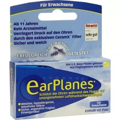 EARPLANES Adult/Adults, 2 pcs EARPLANES Adult/Adults, 2 pcs