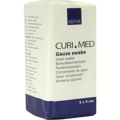 MULLKOMPRESSEN 5x5 cm non-sterile 8-layer, 100 pcs