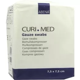 MULLKOMPRESSEN 7.5x7.5 cm non-sterile 8-ply, 100 pcs
