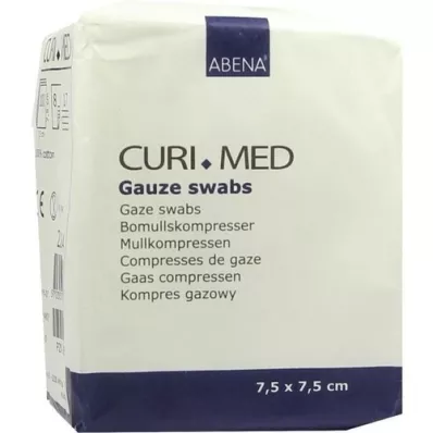 MULLKOMPRESSEN 7.5x7.5 cm non-sterile 8-ply, 100 pcs MULLKOMPRESSEN 7.5x7.5 cm non-sterile 8-ply, 100 pcs