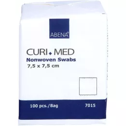 VLIESKOMPRESSEN non-sterile 7.5x7.5 cm 4-ply, 100 pcs
