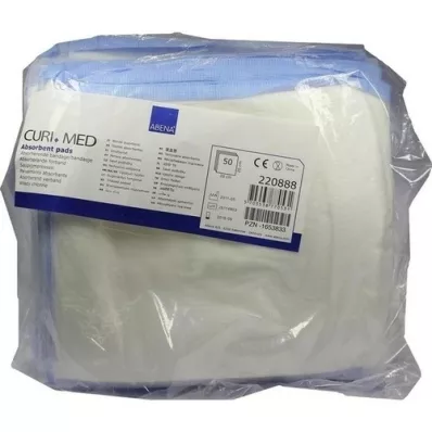 SAUGKOMPRESSEN non-sterile 20x20 cm 400 g/m, 50 pcs