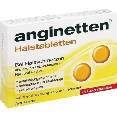 ANGINETTEN Throat lozenges, 24 pcs ANGINETTEN Throat lozenges, 24 pcs