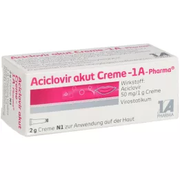 ACICLOVIR acute cream-1A Pharma, 2 g
