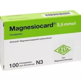 MAGNESIOCARD 2.5 mmol film-coated tablets, 100 pcs