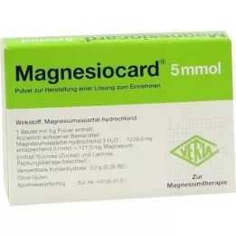 MAGNESIOCARD 5 mmol Plv.z.Her.e.Lsg.z.Intake, 20 pcs