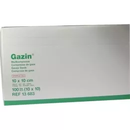 GAZIN Gauze comp. 10x10 cm sterile 16-fold, 10x10 pieces