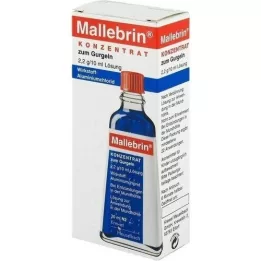 MALLEBRIN Concentrate for gargling, 30 ml