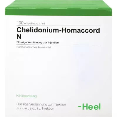 CHELIDONIUM-HOMACCORD N ampoules, 100 pcs CHELIDONIUM-HOMACCORD N ampoules, 100 pcs