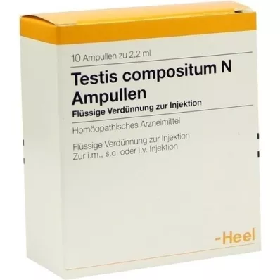 TESTIS COMPOSITUM N ampoules, 10 pcs TESTIS COMPOSITUM N ampoules, 10 pcs