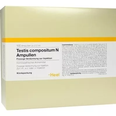 TESTIS COMPOSITUM N ampoules, 100 pcs TESTIS COMPOSITUM N ampoules, 100 pcs