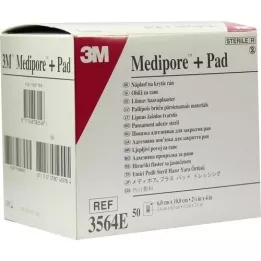 MEDIPORE Plus Pad 3564E sterile wound dressing, 50 pcs