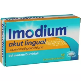 IMODIUM acute lingual orodispersible tablets, 12 pcs