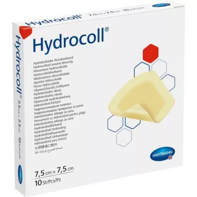 HYDROCOLL Wound dressing 7.5x7.5 cm, 10 pcs