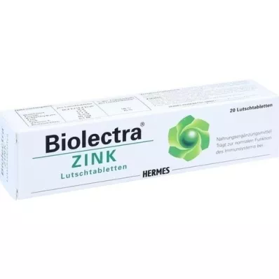 BIOLECTRA Zinc lozenges, 20 pcs BIOLECTRA Zinc lozenges, 20 pcs