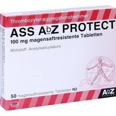 ASS AbZ PROTECT 100 mg gastro-resistant tablet, 50 pcs
