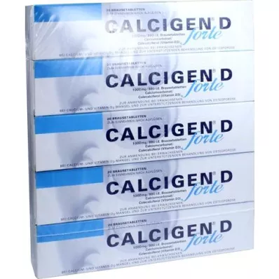 CALCIGEN D forte 1000 mg/880 IU effervescent tablets, 100 pcs