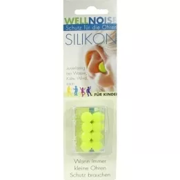 WELLNOISE Ear plugs for children blister, 4X2 pcs