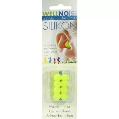 WELLNOISE Ear plugs for children blister, 4X2 pcs WELLNOISE Ear plugs for children blister, 4X2 pcs