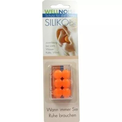 WELLNOISE Ear plugs orange blister, 3X2 pcs WELLNOISE Ear plugs orange blister, 3X2 pcs