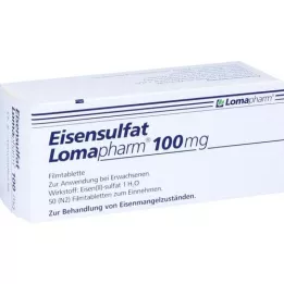 EISENSULFAT Lomapharm 100 mg film-coated tablets, 50 pcs