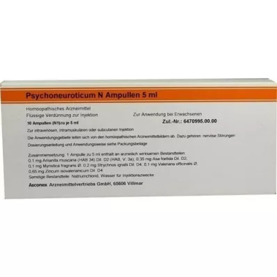 PSYCHONEUROTICUM N ampoules, 10X5 ml
