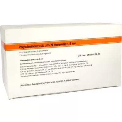 PSYCHONEUROTICUM N ampoules, 50X5 ml