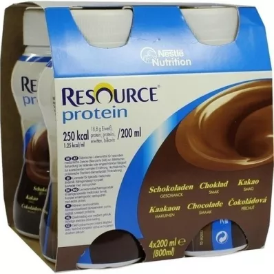 RESOURCE Protein chocolate new liquid recipe, 4X200 ml RESOURCE Protein chocolate new liquid recipe, 4X200 ml