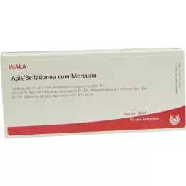 APIS BELLADONNA cum Mercurio ampoules, 10X1 ml