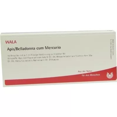 APIS BELLADONNA cum Mercurio ampoules, 10X1 ml