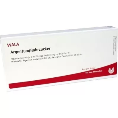 ARGENTUM/ROHRZUCKER Ampoules, 10X1 ml ARGENTUM/ROHRZUCKER Ampoules, 10X1 ml