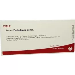 AURUM/BELLADONNA comp. ampoules, 10X1 ml
