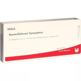 AURUM/STIBIUM/Hyoscyamus ampoules, 10X1 ml