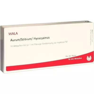 AURUM/STIBIUM/Hyoscyamus ampoules, 10X1 ml