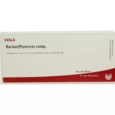 BARIUM/PANCREAS comp. ampoules, 10X1 ml BARIUM/PANCREAS comp. ampoules, 10X1 ml